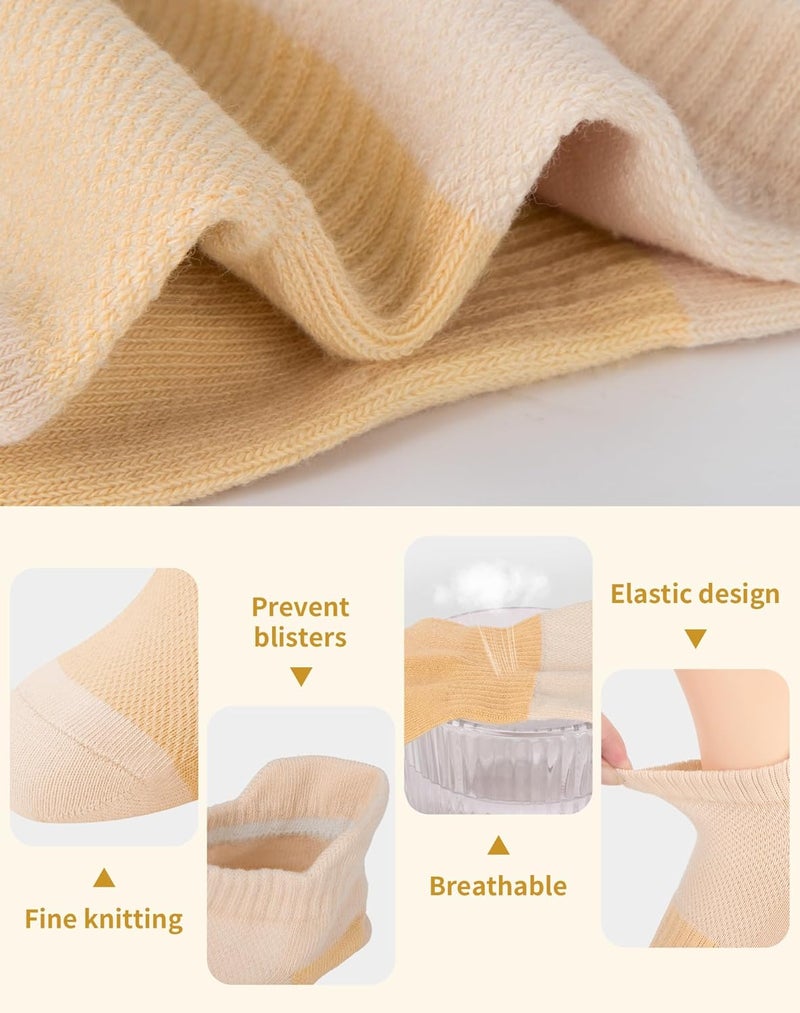 Darller 6 Pairs Ankle Socks for Women - Lightweight Low Cut No Show Casual Cotton Socks Breathable - Image 3